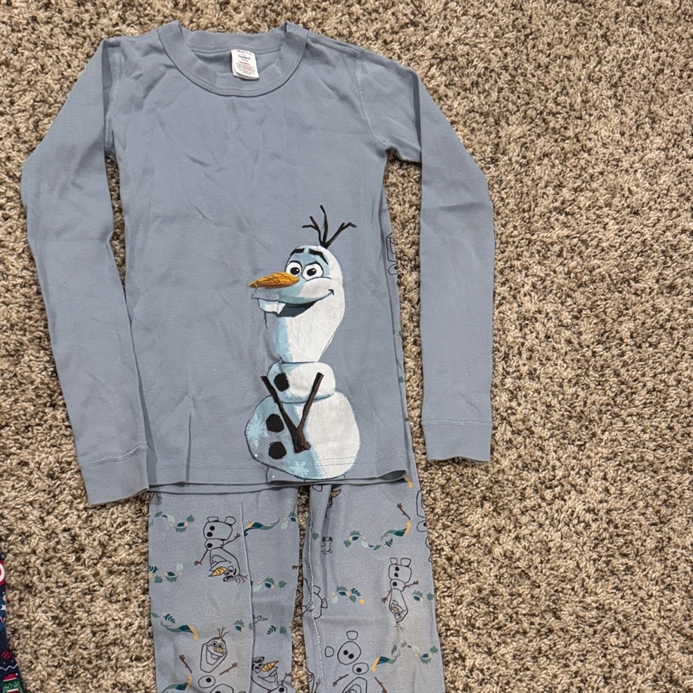 Hanna Andersson Kids Pajama Sets - Disney Olaf and Marvel Designs